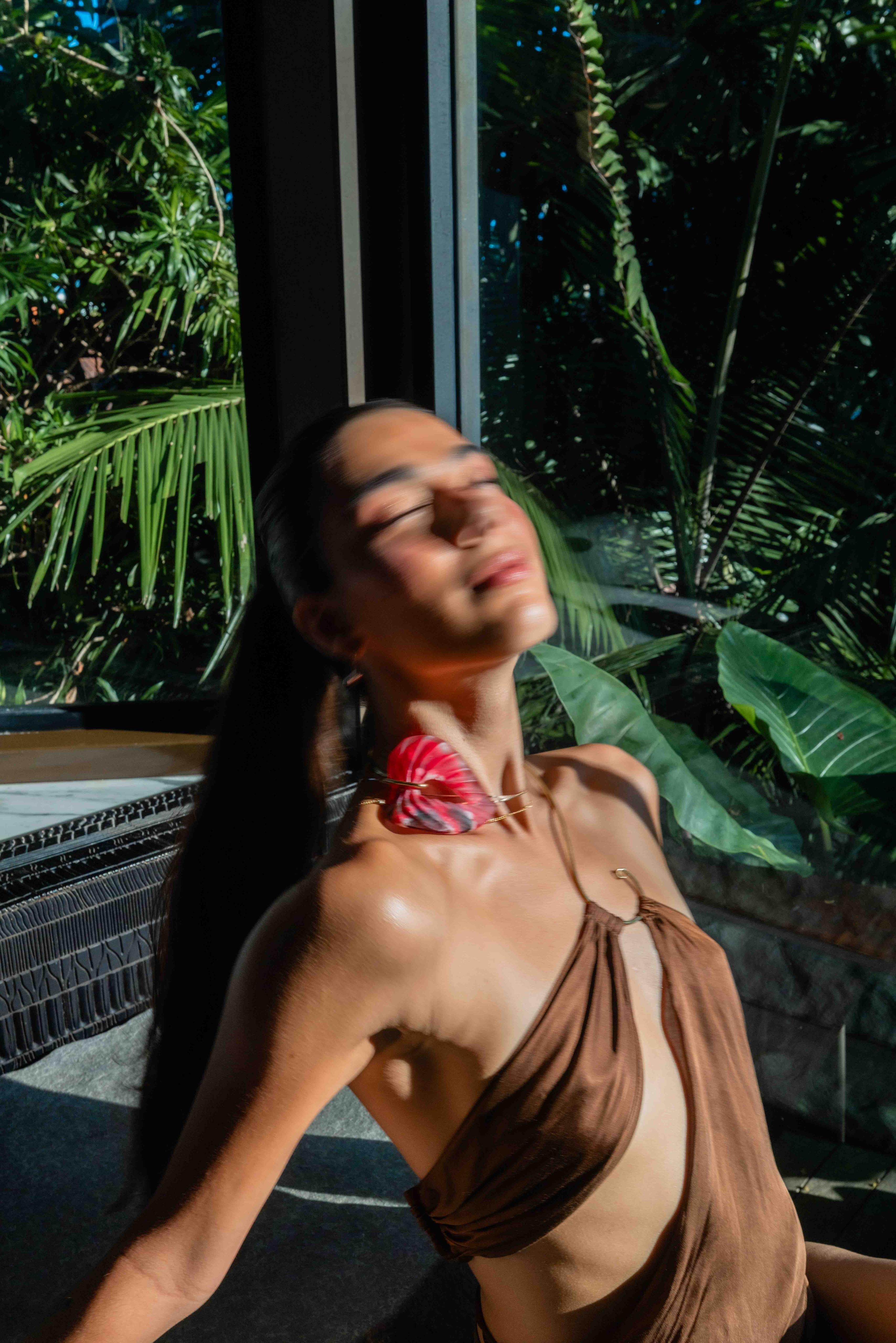 Ava Dress - Liquid Bronze