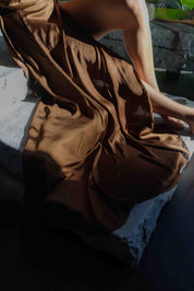 Ava Dress - Liquid Bronze
