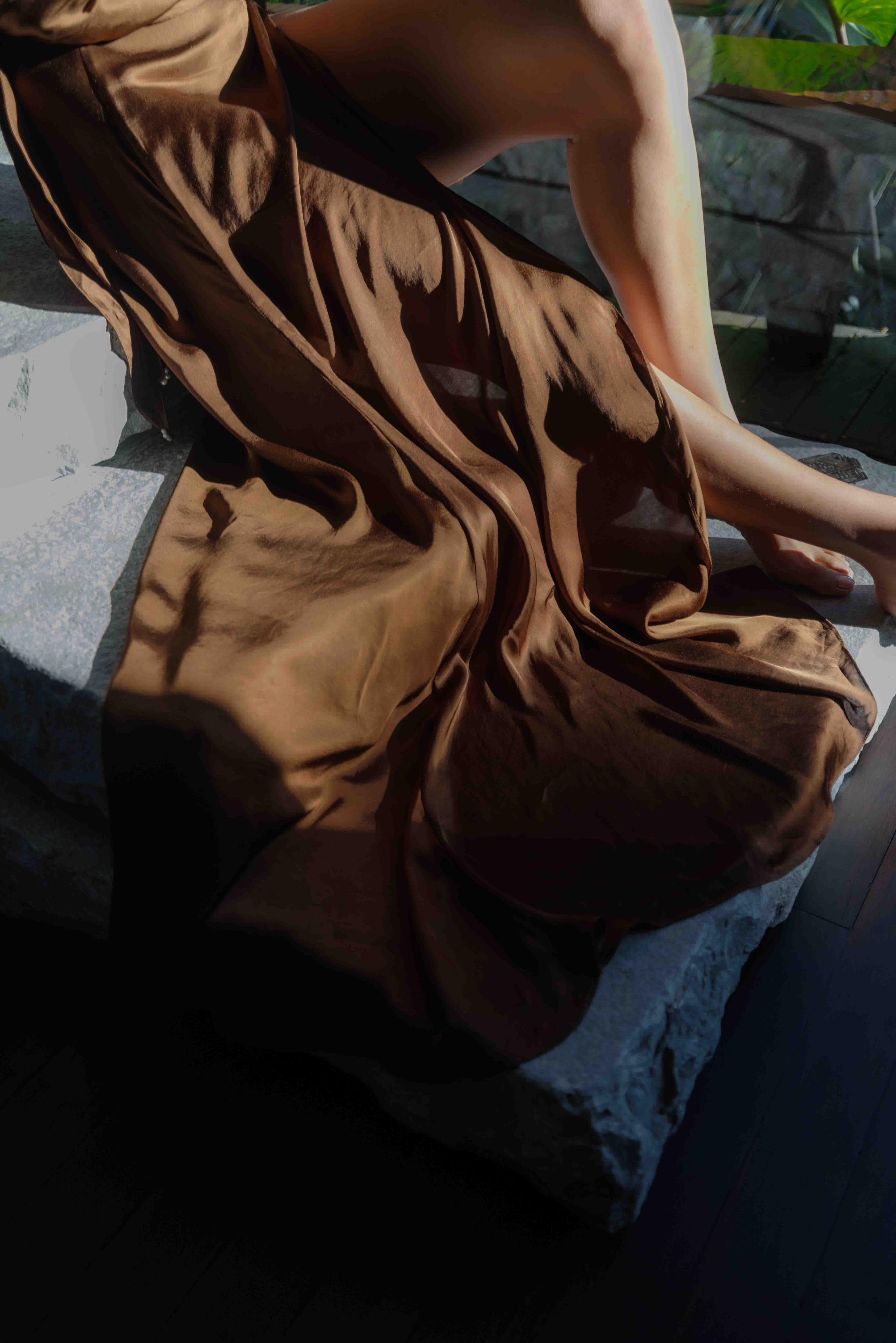 Ava Dress - Liquid Bronze