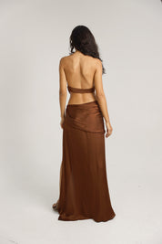 Ava Dress - Liquid Bronze - Pre Order