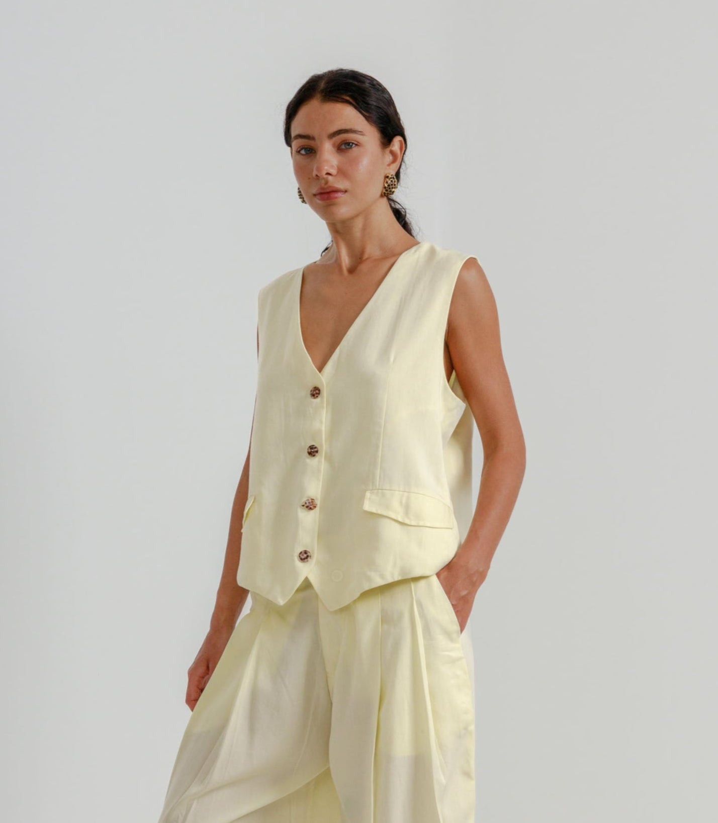 Haily Vest - Butter