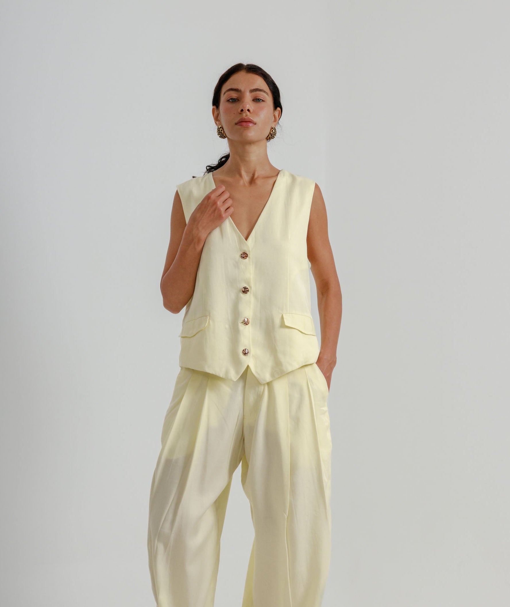Haily Vest - Butter