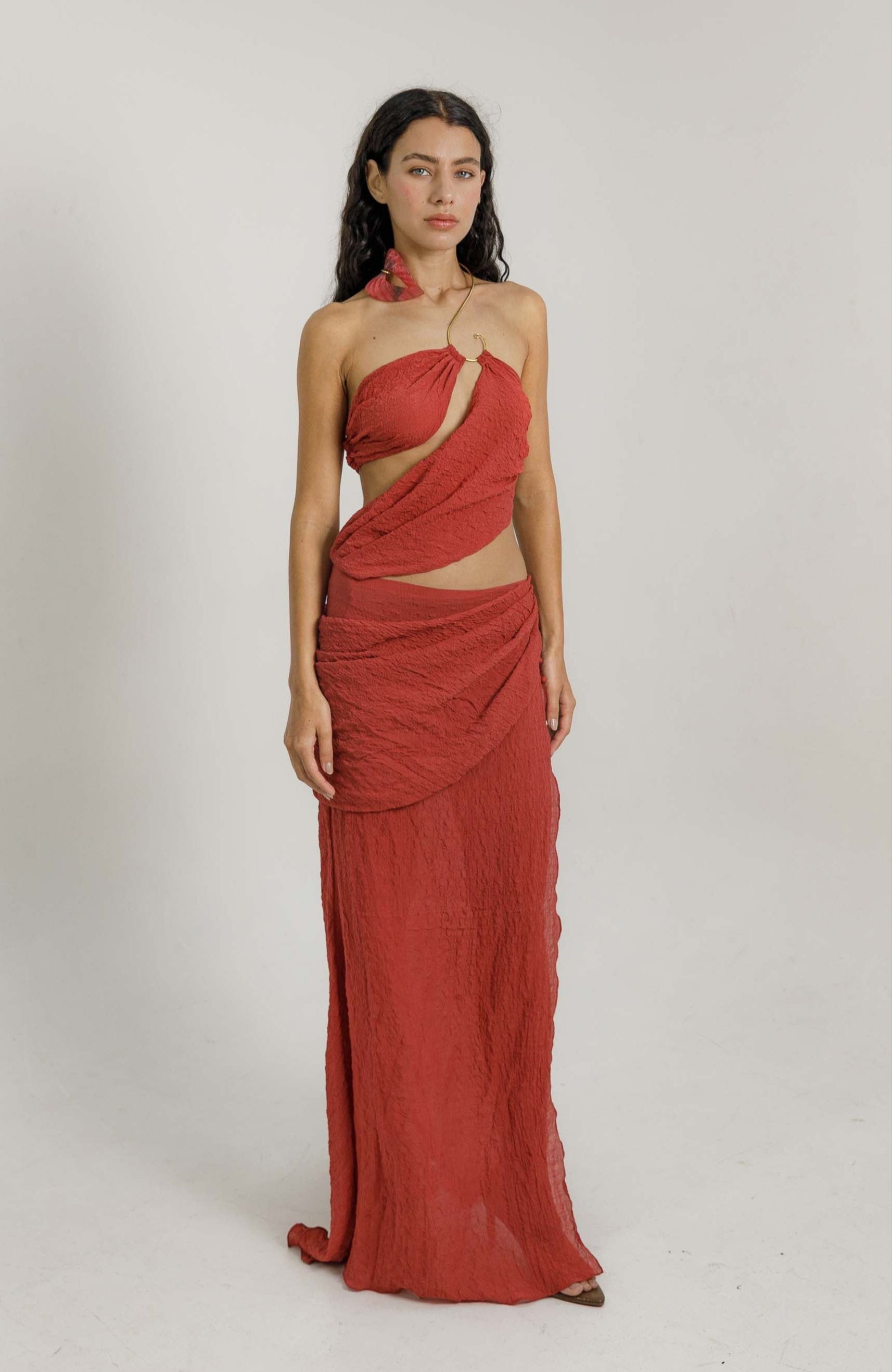 Ava Dress - Raspberry Wine Silk - Pre Order