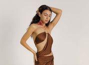 Ava Dress - Liquid Bronze - Pre Order
