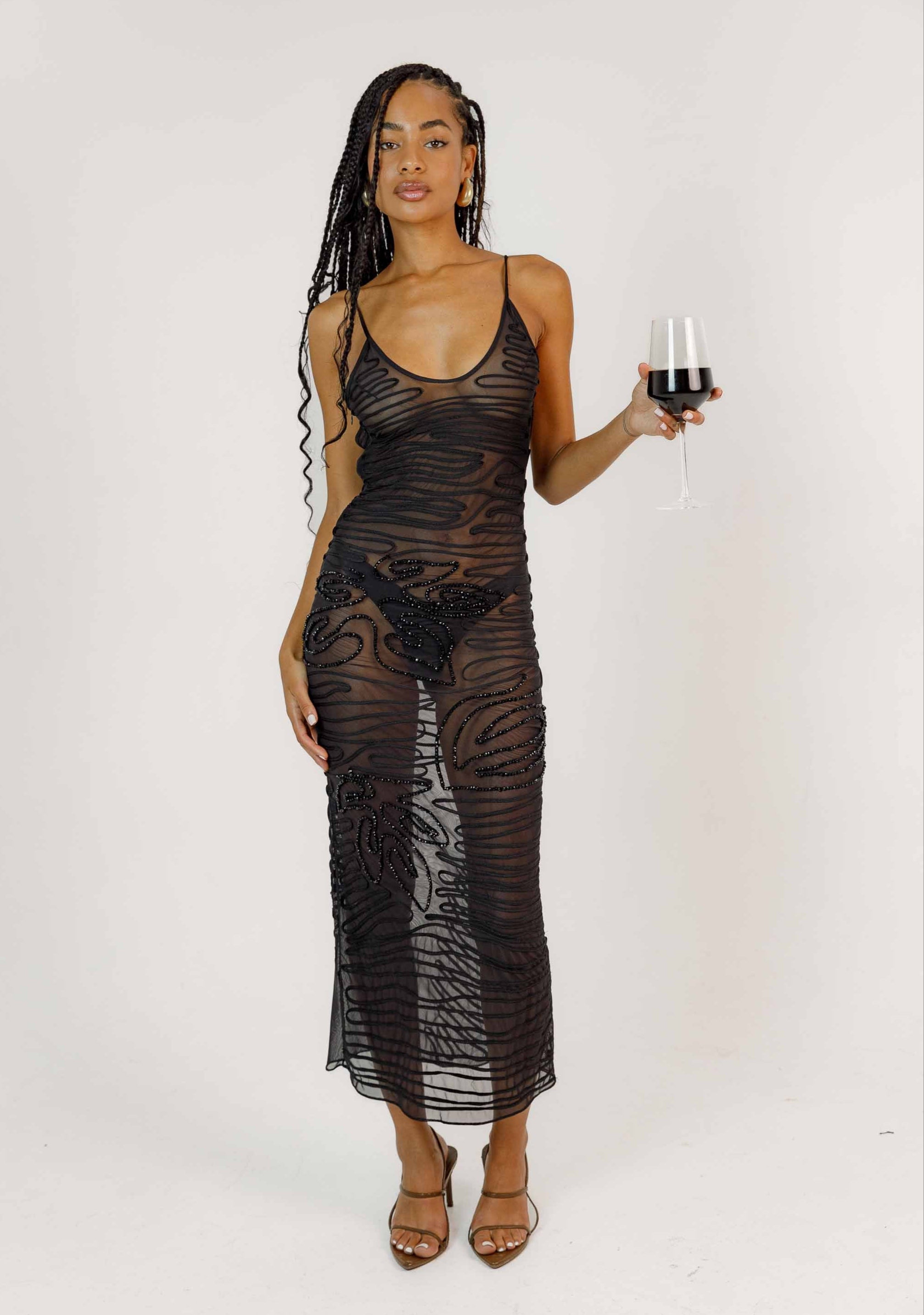 Ciara Mesh Dress - Pre Order