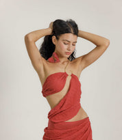 Ava Dress - Raspberry Wine Silk - Pre Order