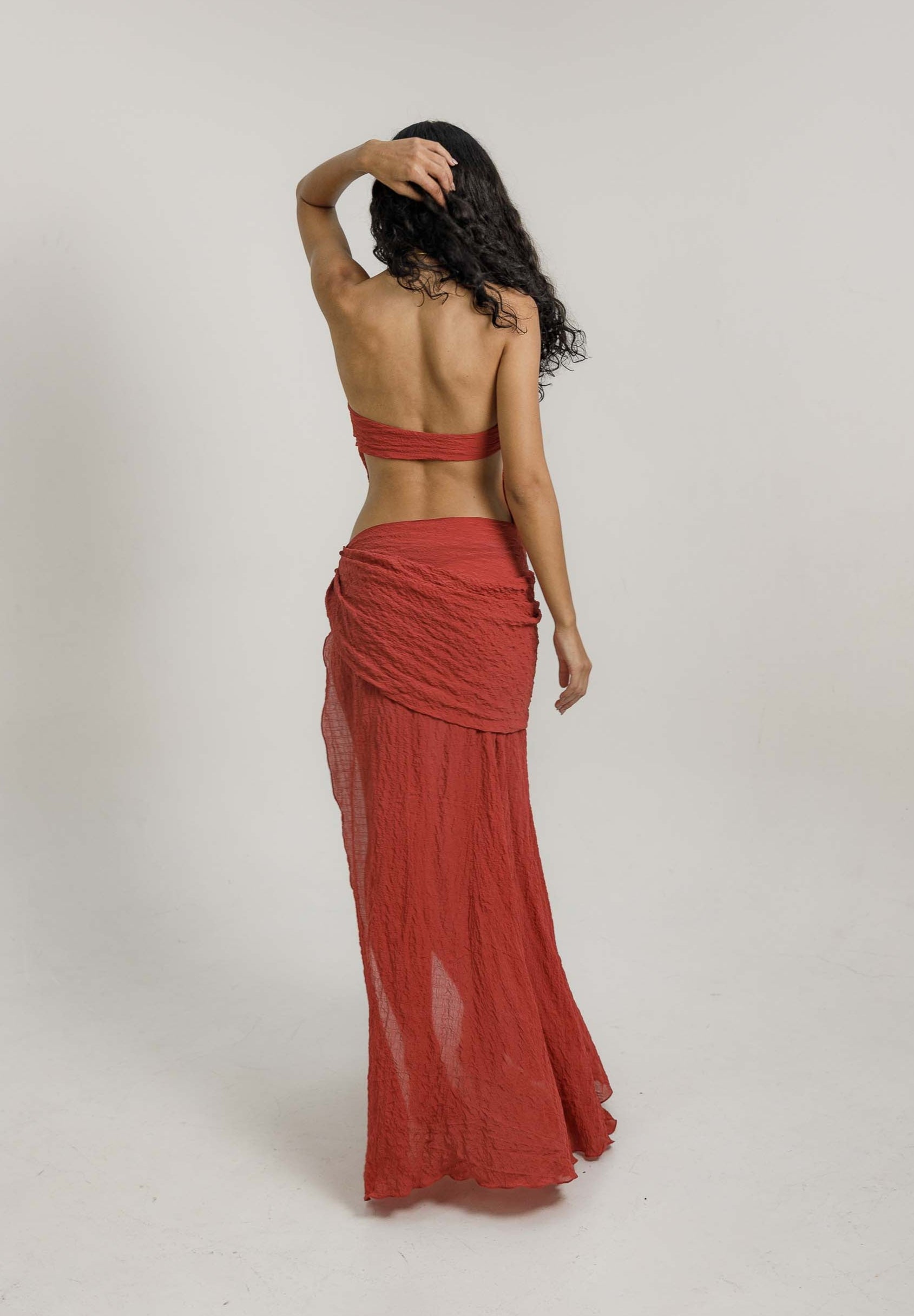Ava Dress - Raspberry Wine Silk - Pre Order