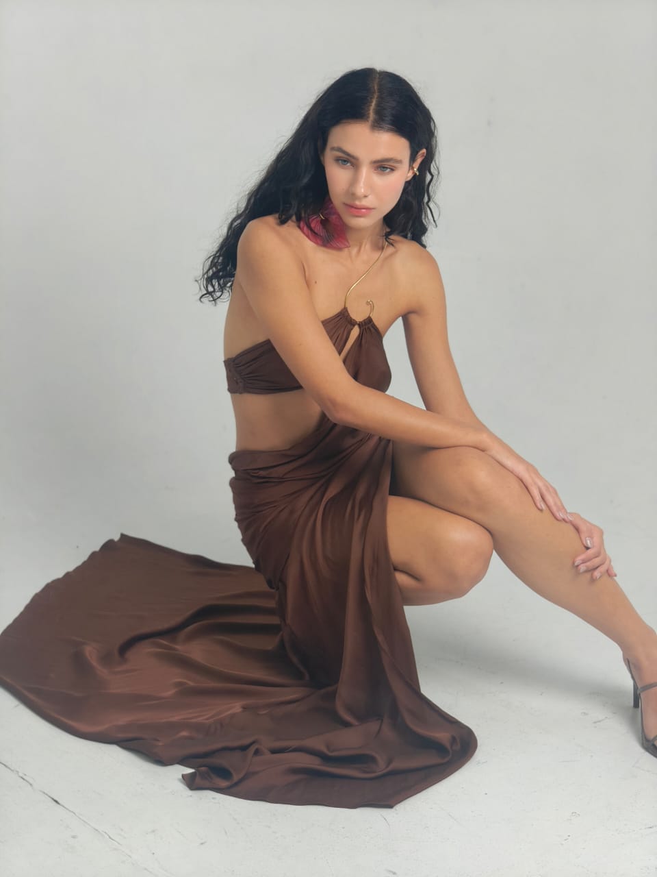 Ava Dress - Liquid Bronze - Pre Order